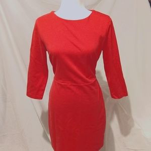 Old Navy lipstick red jersey dress